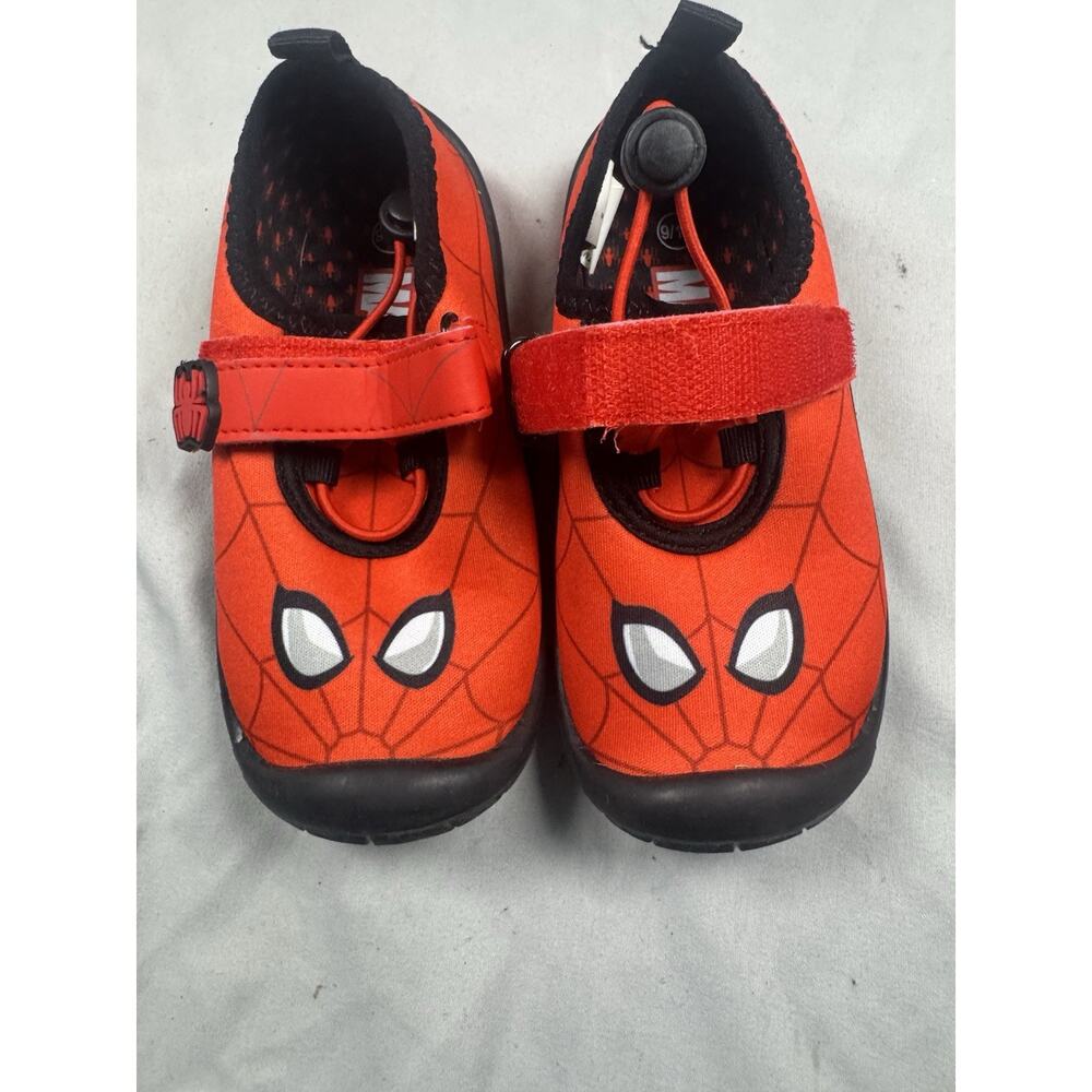 Marvel Spider-Man Toddler Water Shoes Red Black Size 9/10 Ground Up